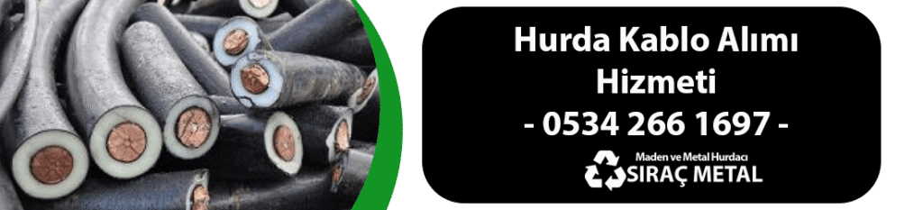 hurda kablo alımı hizmeti